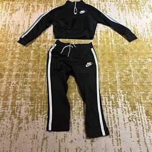Black Nike Track Set.
